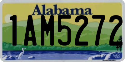 AL license plate 1AM5272
