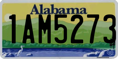 AL license plate 1AM5273