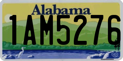 AL license plate 1AM5276