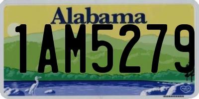 AL license plate 1AM5279