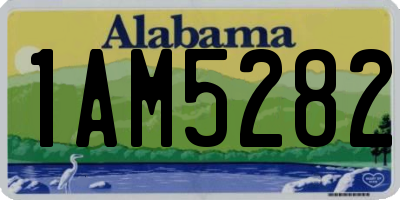 AL license plate 1AM5282