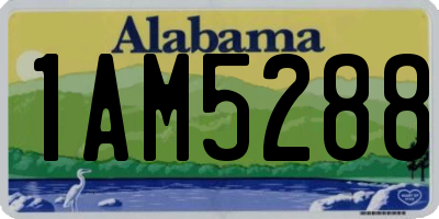 AL license plate 1AM5288