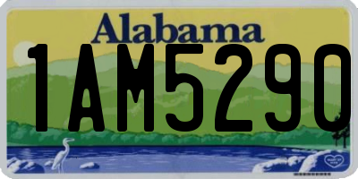 AL license plate 1AM5290