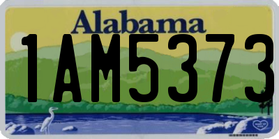 AL license plate 1AM5373