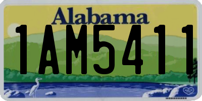 AL license plate 1AM5411