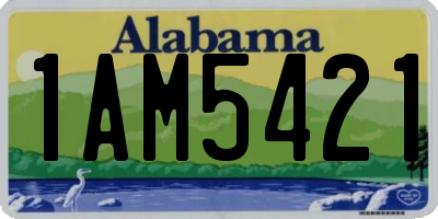 AL license plate 1AM5421