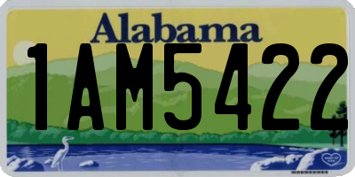 AL license plate 1AM5422