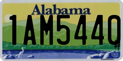 AL license plate 1AM5440