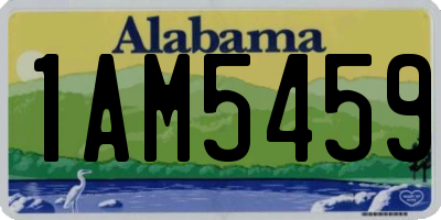 AL license plate 1AM5459