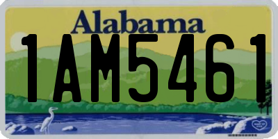 AL license plate 1AM5461