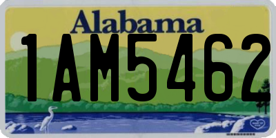 AL license plate 1AM5462
