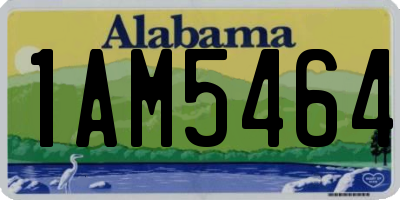 AL license plate 1AM5464