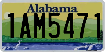 AL license plate 1AM5471