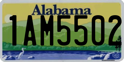 AL license plate 1AM5502