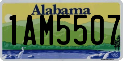 AL license plate 1AM5507