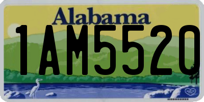 AL license plate 1AM5520