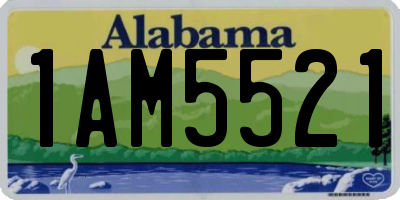 AL license plate 1AM5521
