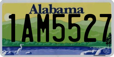 AL license plate 1AM5527