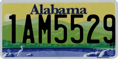 AL license plate 1AM5529