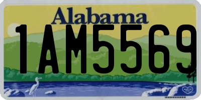 AL license plate 1AM5569