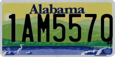 AL license plate 1AM5570