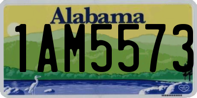 AL license plate 1AM5573