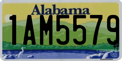 AL license plate 1AM5579