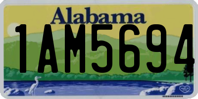 AL license plate 1AM5694