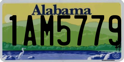 AL license plate 1AM5779