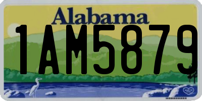AL license plate 1AM5879