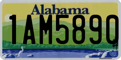 AL license plate 1AM5890
