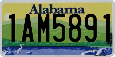 AL license plate 1AM5891