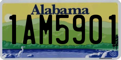 AL license plate 1AM5901