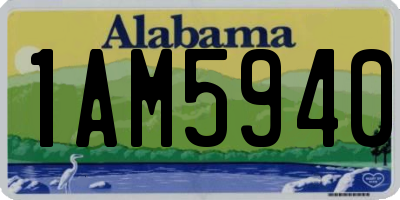 AL license plate 1AM5940