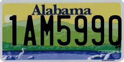 AL license plate 1AM5990