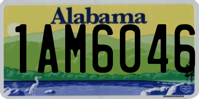 AL license plate 1AM6046
