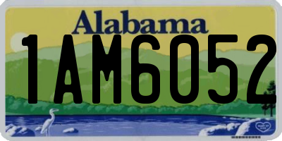 AL license plate 1AM6052