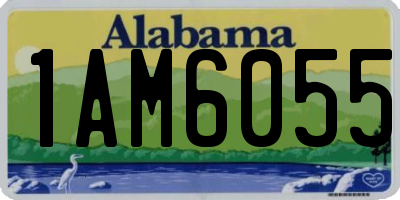 AL license plate 1AM6055