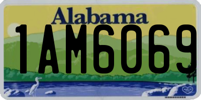 AL license plate 1AM6069
