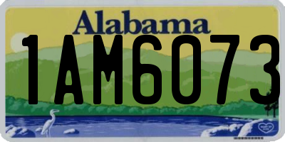 AL license plate 1AM6073