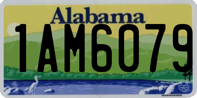 AL license plate 1AM6079