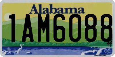 AL license plate 1AM6088