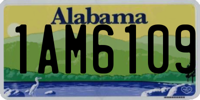AL license plate 1AM6109