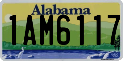 AL license plate 1AM6117