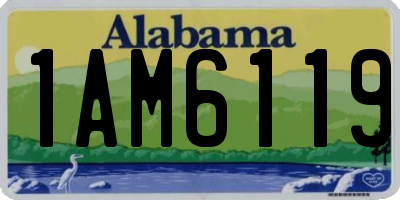 AL license plate 1AM6119