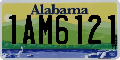 AL license plate 1AM6121