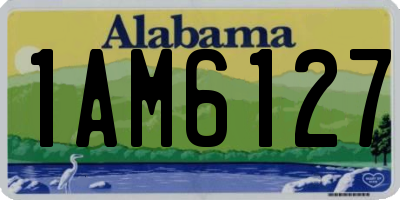 AL license plate 1AM6127