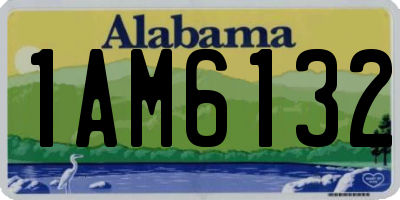 AL license plate 1AM6132