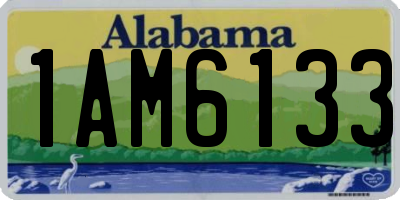 AL license plate 1AM6133