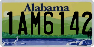 AL license plate 1AM6142
